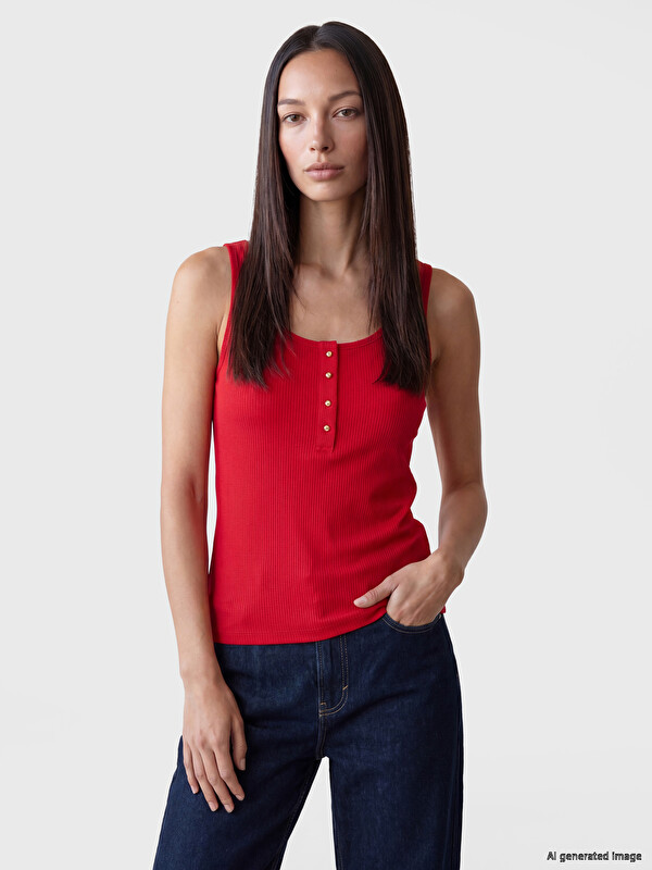 LCW EVERYDAY U Neck Women's Tank Top
