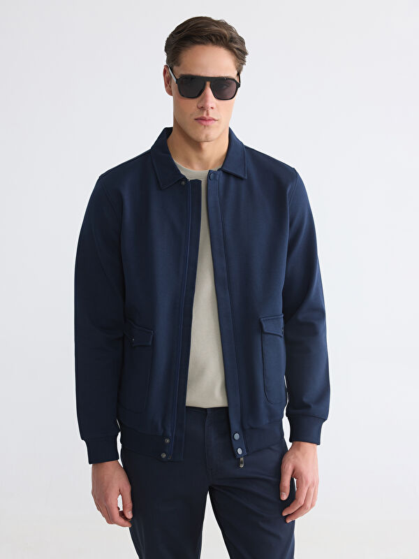 LCWAIKIKI Classic Polo Yaka Erkek Fermuarlı Sweatshirt