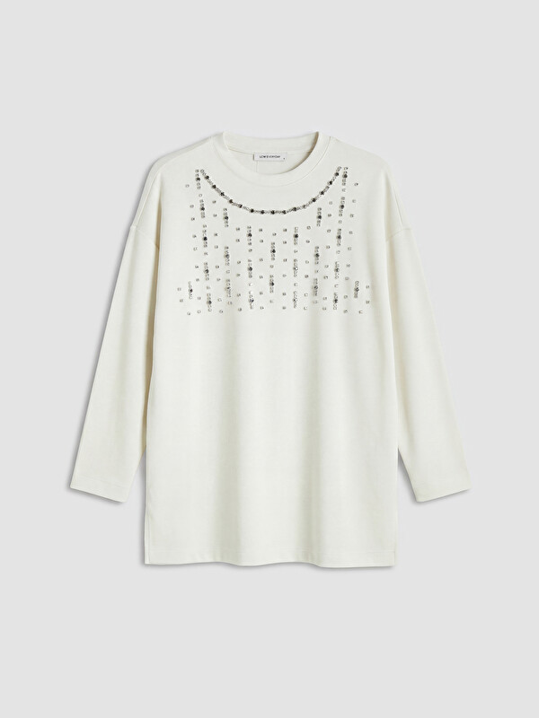 LCW EVERYDAY Taşlı Soft Touch Kadın Tunik