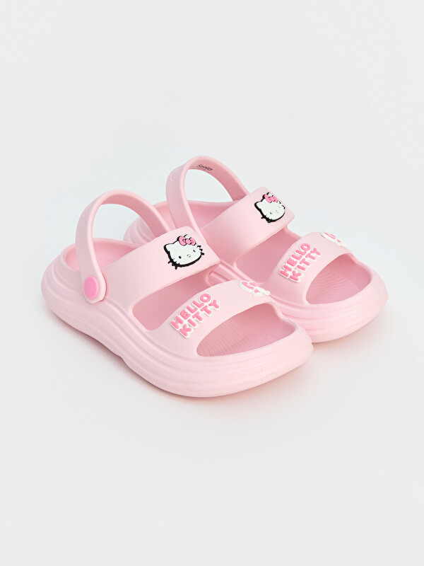 LCW STEPS Hello Kitty Baskılı Kız Çocuk Sandalet