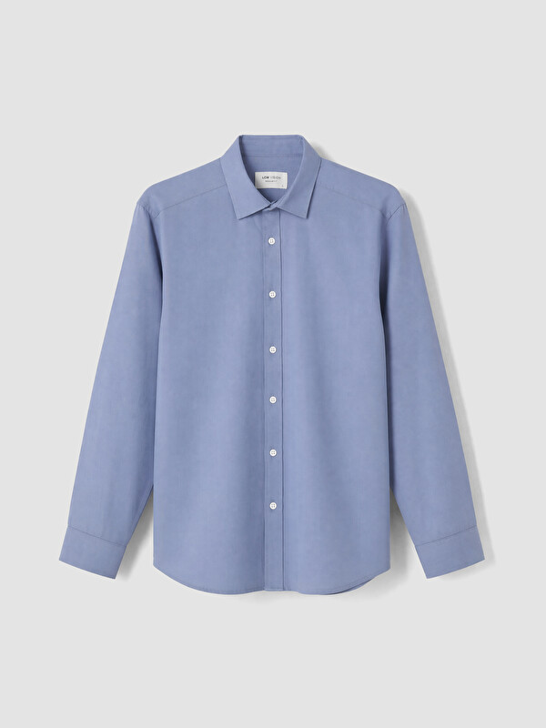 LCW Vision Regular Fit Keten Karışımlı Erkek Gömlek