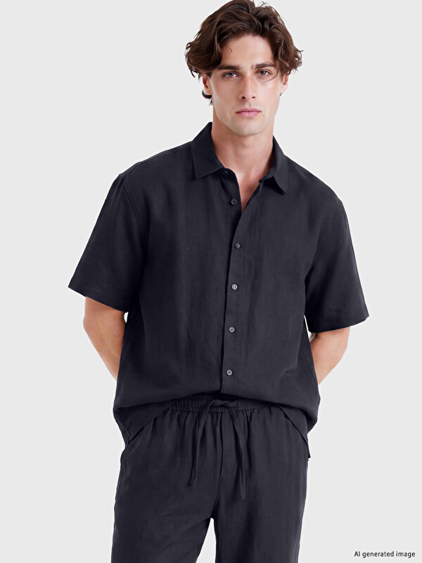 LCW Vision Regular Fit Dobby Men's Shirt