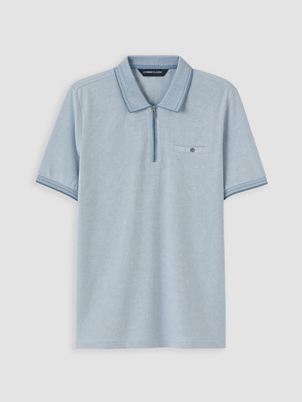 LCWAIKIKI Classic Polo Yaka Dokulu Erkek Tişört