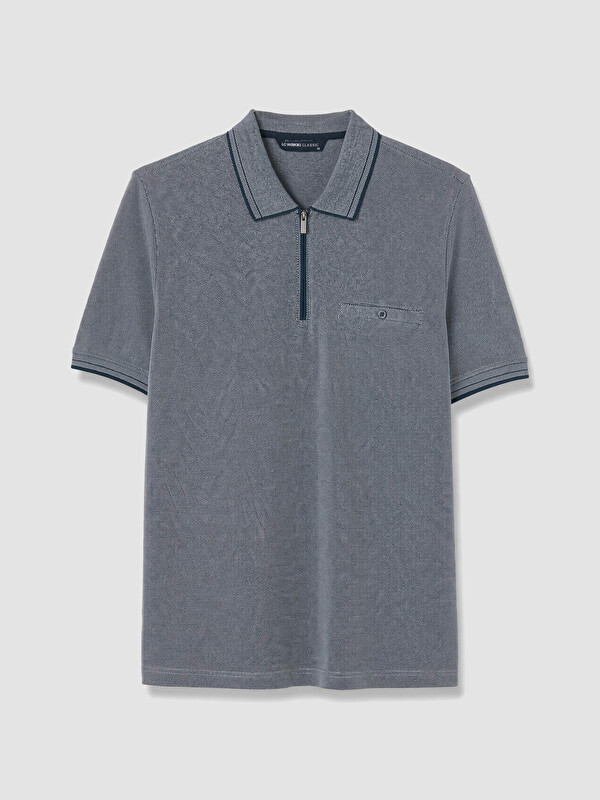 LCWAIKIKI Classic Polo Yaka Dokulu Erkek Tişört