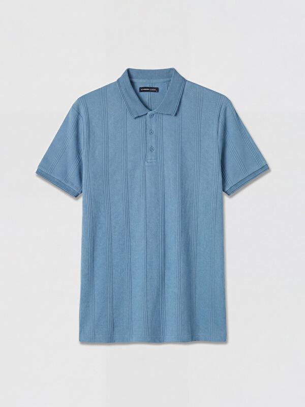 LCWAIKIKI Classic Polo Yaka Dokulu Erkek Tişört
