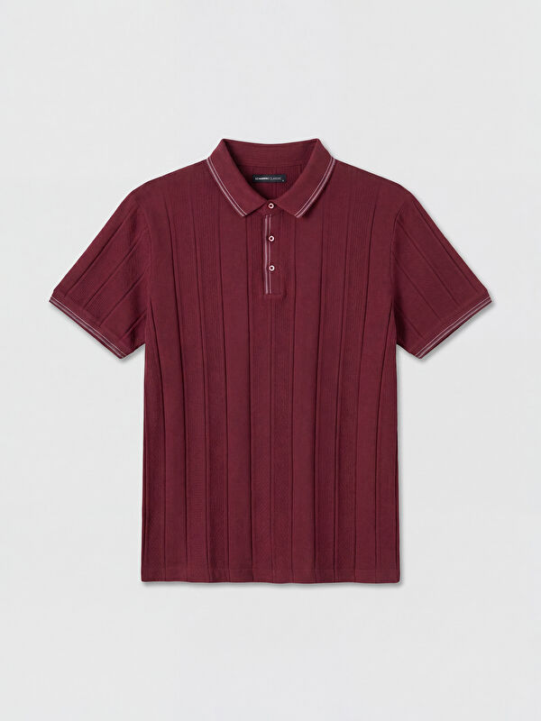 LCWAIKIKI Classic Polo Yaka Çizgili Erkek Tişört
