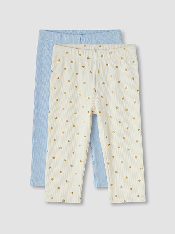 LCW Kids Desenli Kız Çocuk Pijama Alt Takım