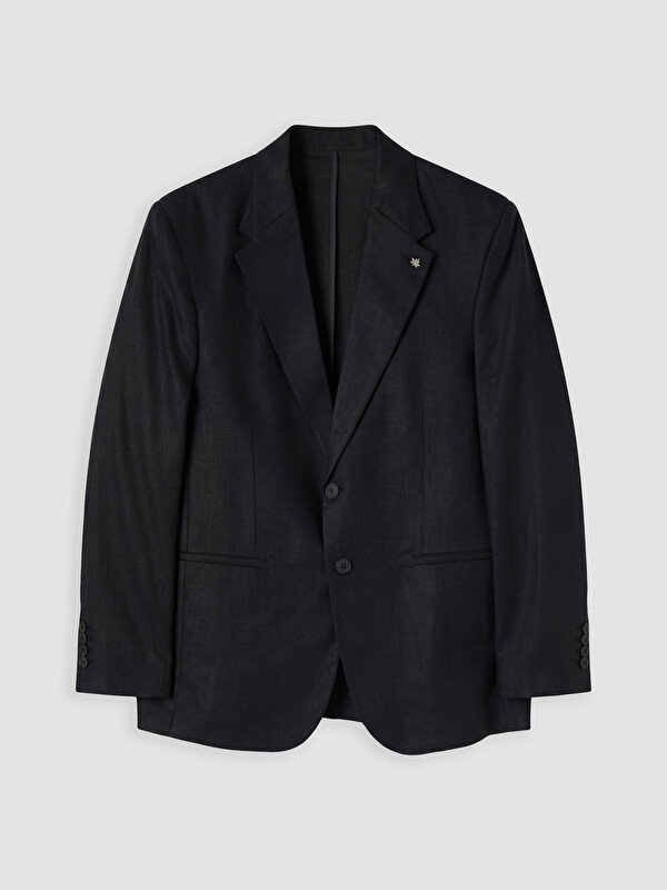 SOUTHBLUE Erkek Keten Blazer Ceket