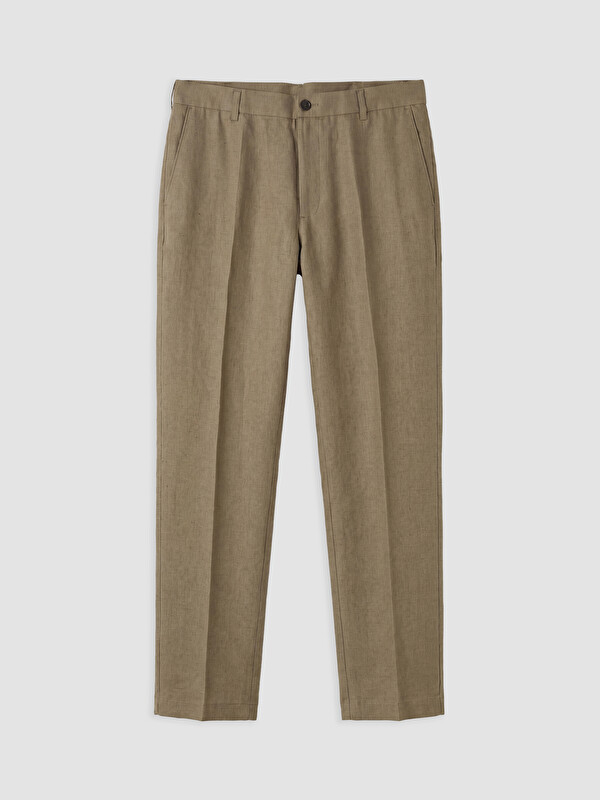 SOUTHBLUE Regular Fit %100 Keten Erkek Pantolon