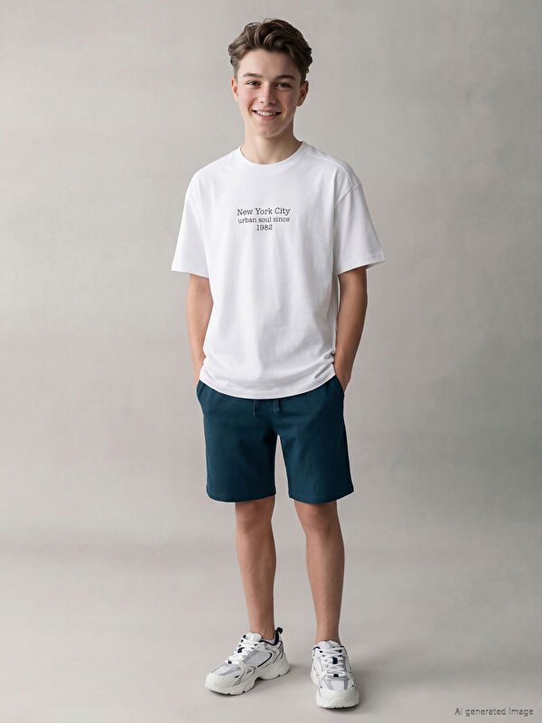 LCW Kids Beli Lastikli Erkek Çocuk Şort