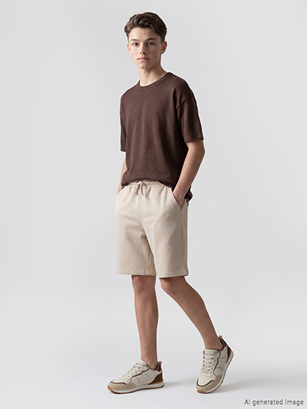 LCW Kids Elastic Waist Boys' Shorts