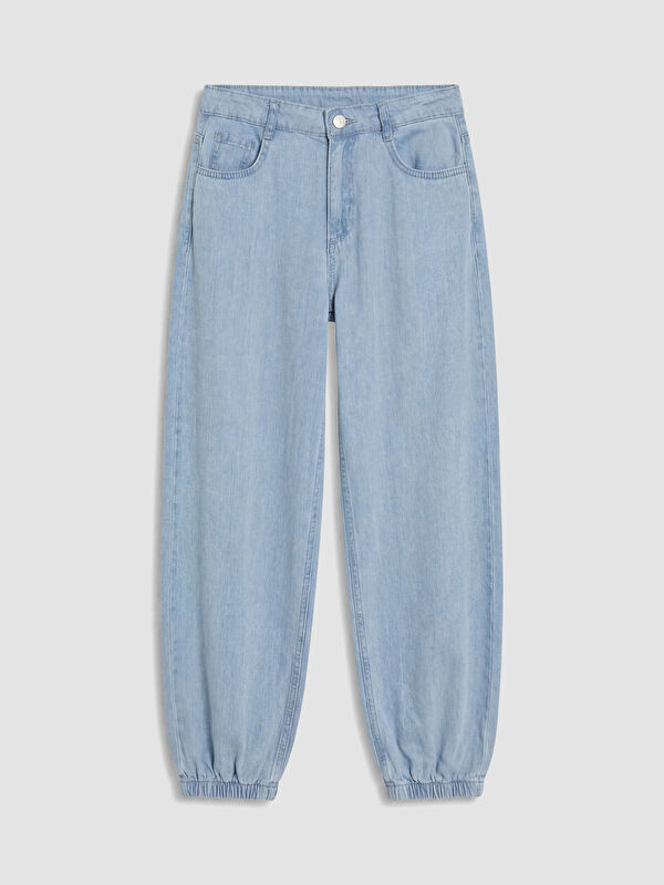 LCW Kids Kız Çocuk Jogger Jean Pantolon