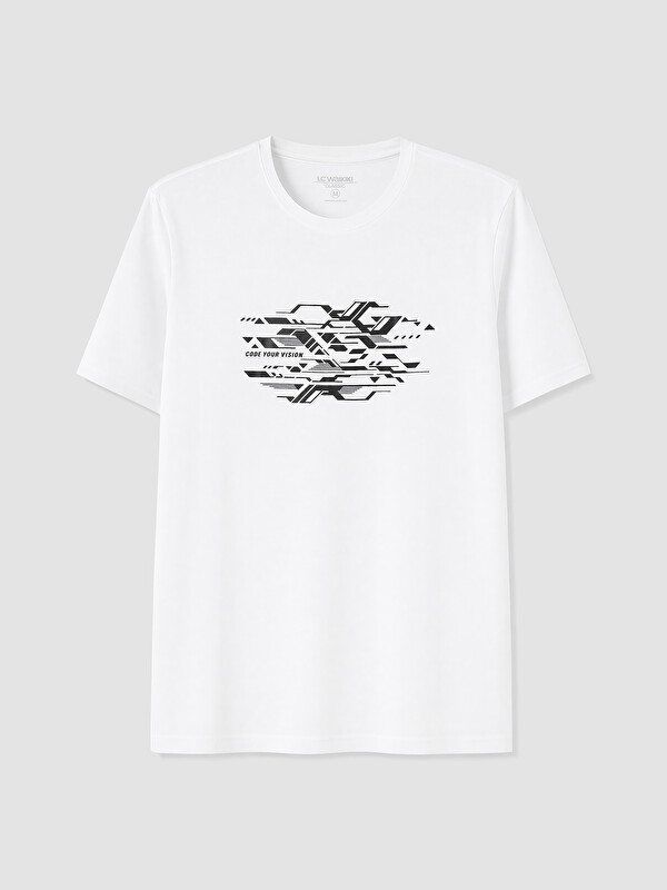 LCWAIKIKI Classic Mashkull E Bardhe T-shirt