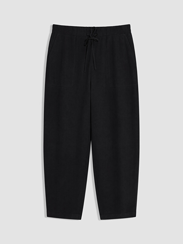 LCW Modest Beli Lastikli Havuç Kesim Kadın Pantolon