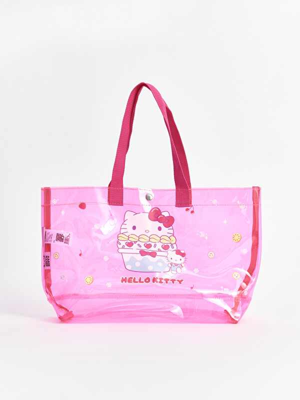 LCW HOME Hello Kitty Baskılı Kız Çocuk Plaj Çantası