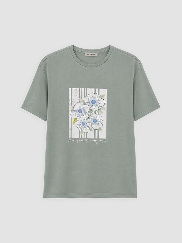 LCW EVERYDAY Femër Jeshil T-shirt