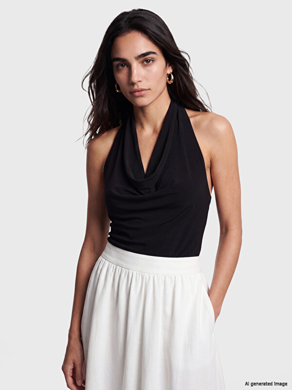 LCW Vision Halter Nabrana Bluza