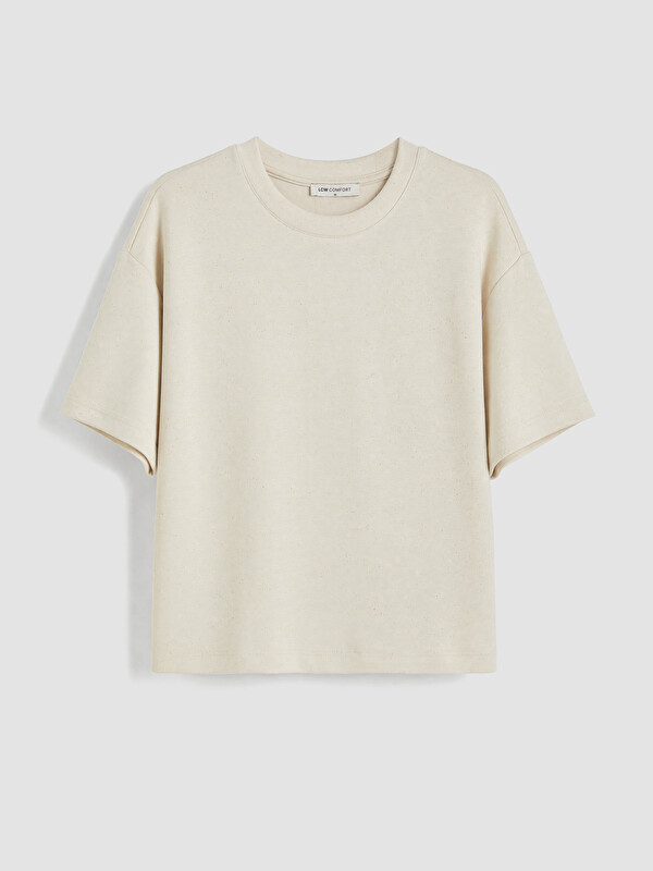LCW Comfort Oversize Soft Touch Kadın Tişört