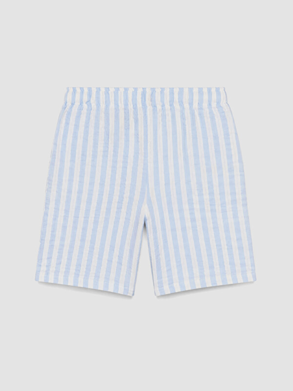 LCW Kids Beli Lastikli Çizgili Erkek Çocuk Pijama Altı