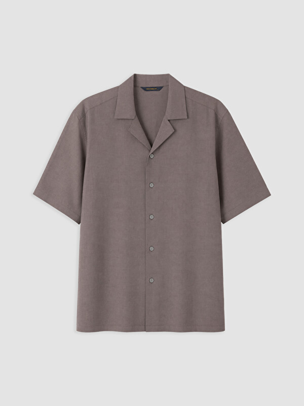 SOUTHBLUE Loose Fit Keten Karışımlı Erkek Gömlek