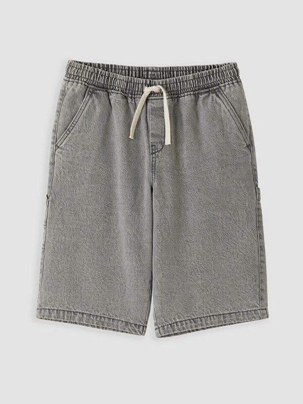 LCW Kids Boy Grey Denim Shorts