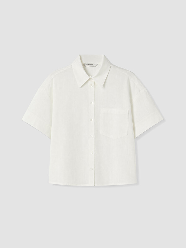 LCW Vision Oversize Poplin Kadın Gömlek