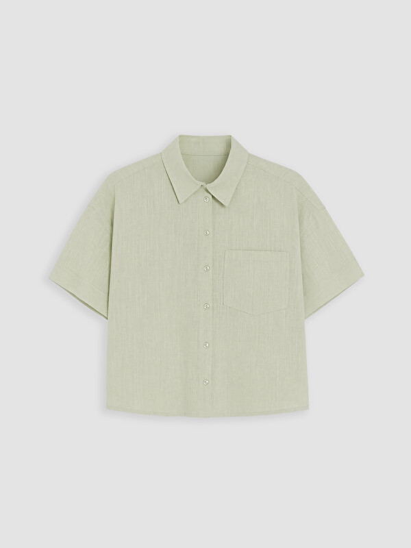 LCW Vision Oversize Poplin Kadın Gömlek