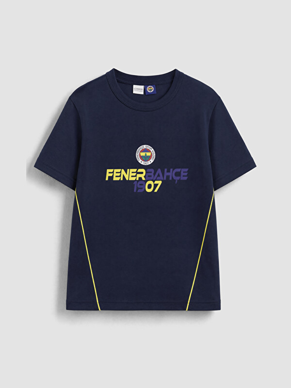 LCW Kids Fenerbahçe Baskılı Erkek Çocuk Soft Touch Tişört