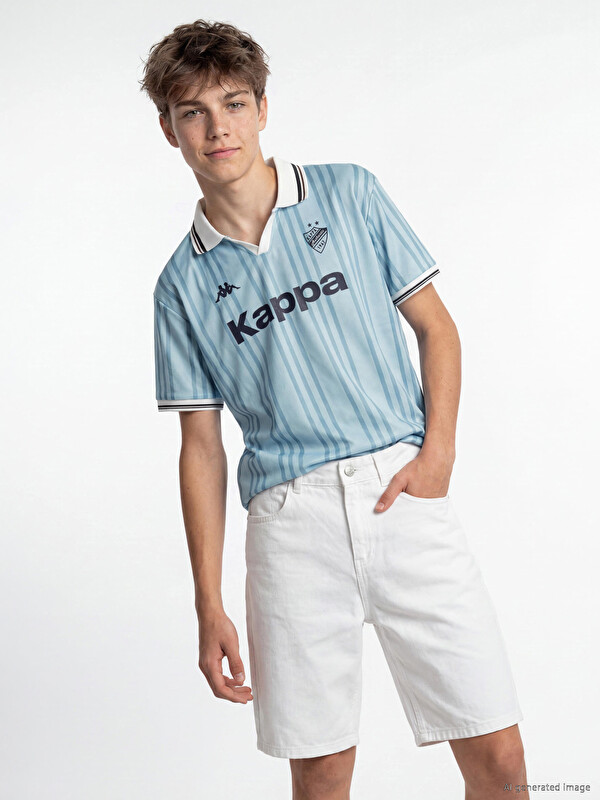 Kappa LCW Kids Polo Yaka Çizgili Erkek Çocuk Tişört