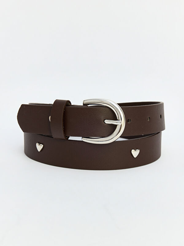 LCW ACCESSORIES Kalp Desenli Kız Çocuk Kemer
