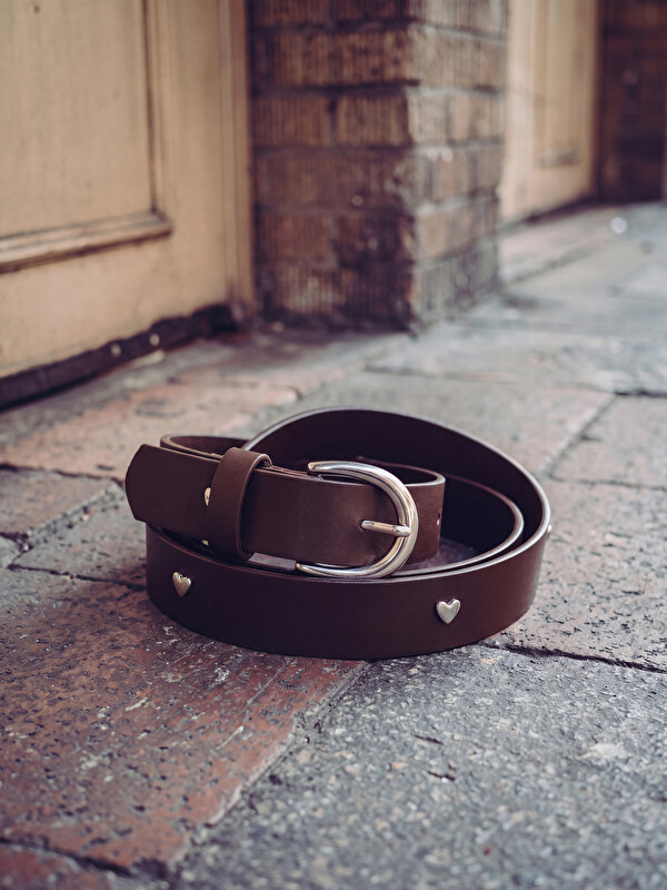 LCW ACCESSORIES Heart Patterned Girls' Belt