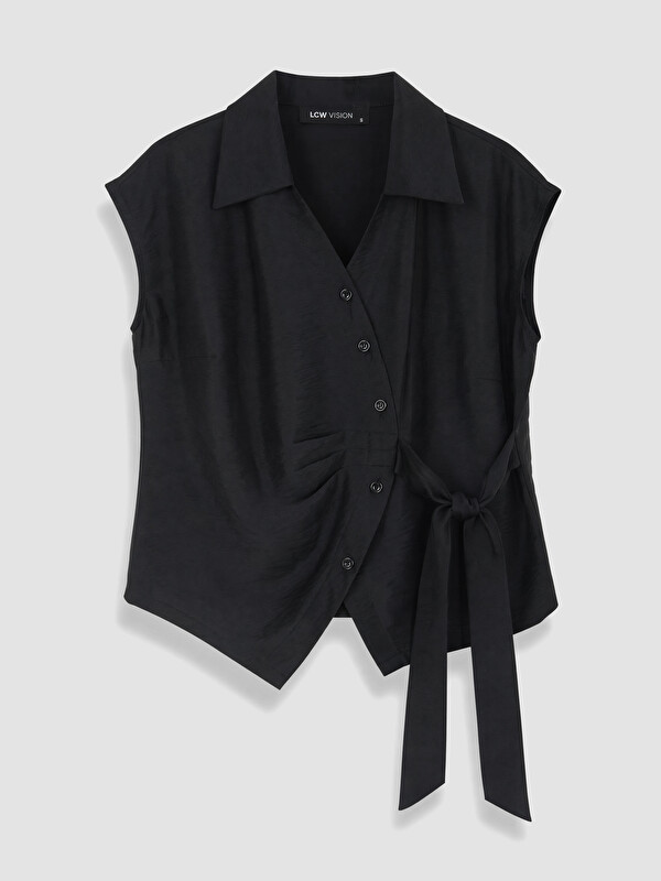LCW Vision Wrap Cut Tie-up Women's Shirt