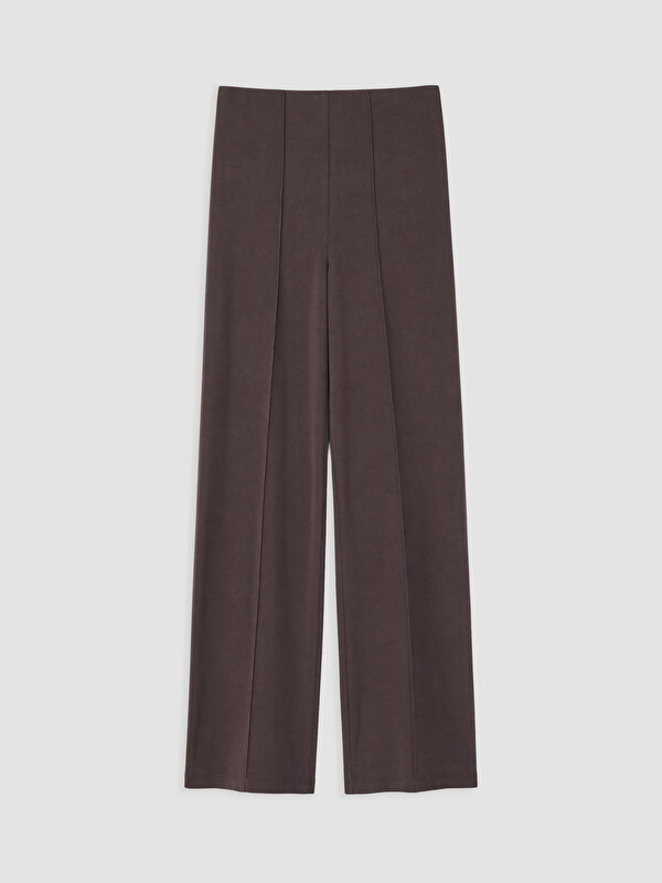 LCWAIKIKI Classic Beli Lastikli Soft Touch Kadın Pantolon