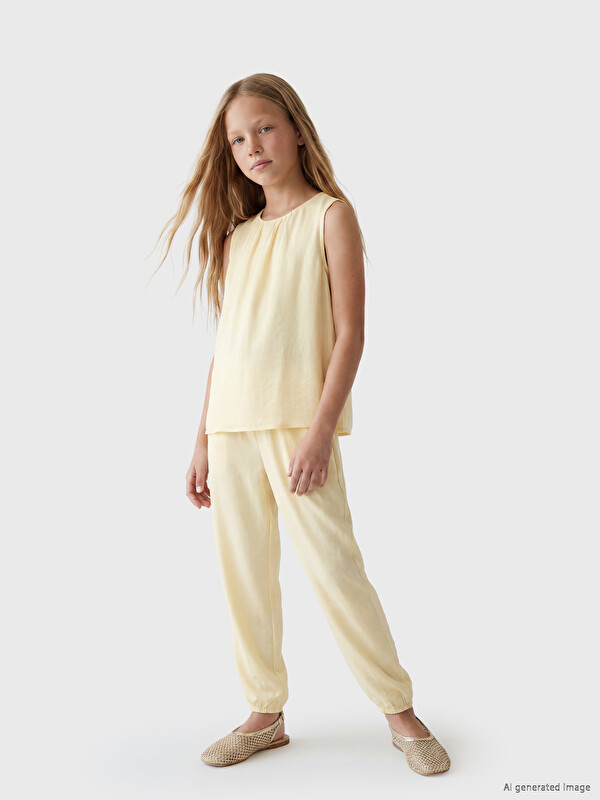 LCW Kids Kız Çocuk Jogger Pantolon
