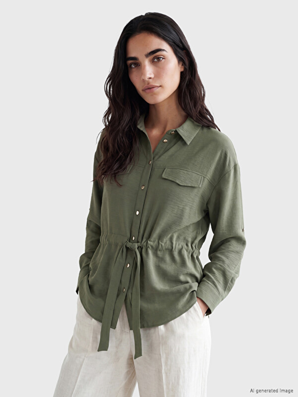 LCW Vision Chemise Femme Aérobin Coupe Régulière