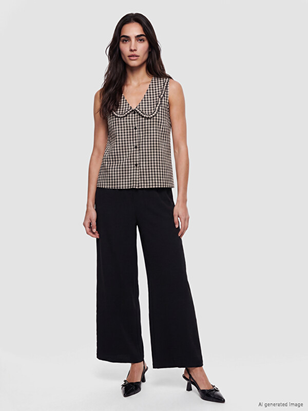 LCW Vision Pantalon Noir Femme