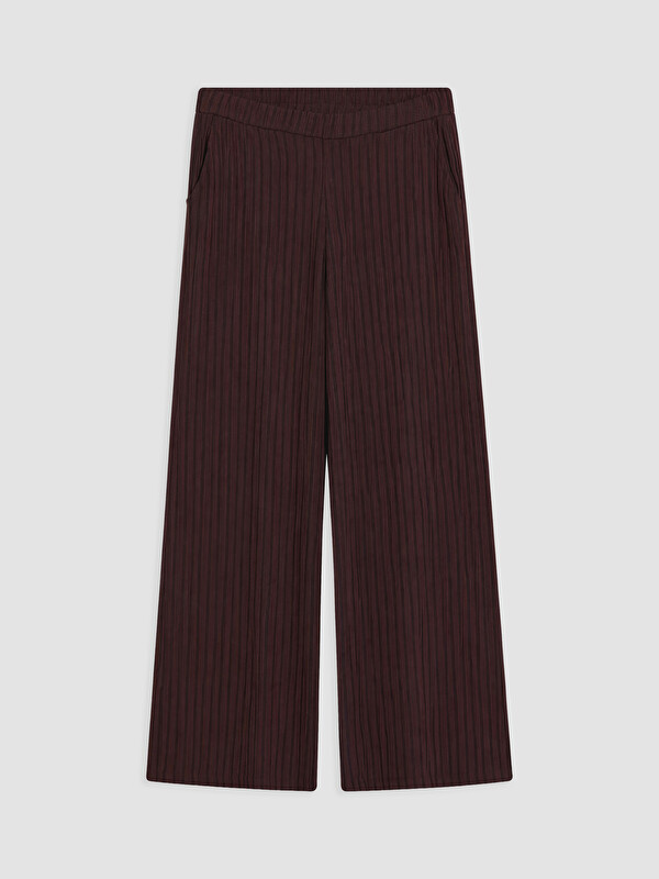 LCW EVERYDAY Beli Lastikli Çizgili Kadın Pantolon