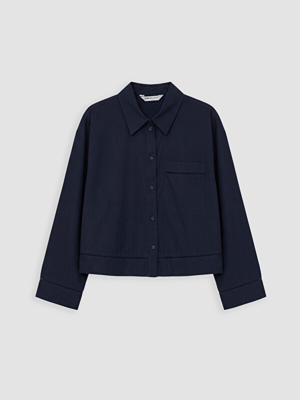 LCW Modest Regular Fit %100 Pamuklu Kadın Gömlek