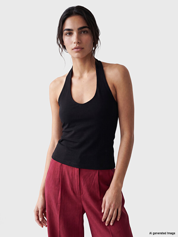 LCW Vision Halter Yaka Kadın Atlet