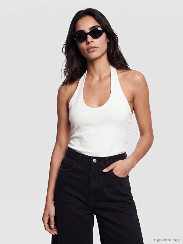 LCW Vision Halter Yaka Kadın Atlet