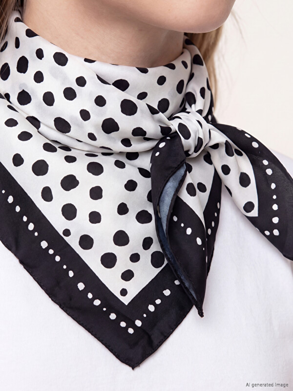 LCW ACCESSORIES ئیسکارفی نەخشدار بۆ کچان