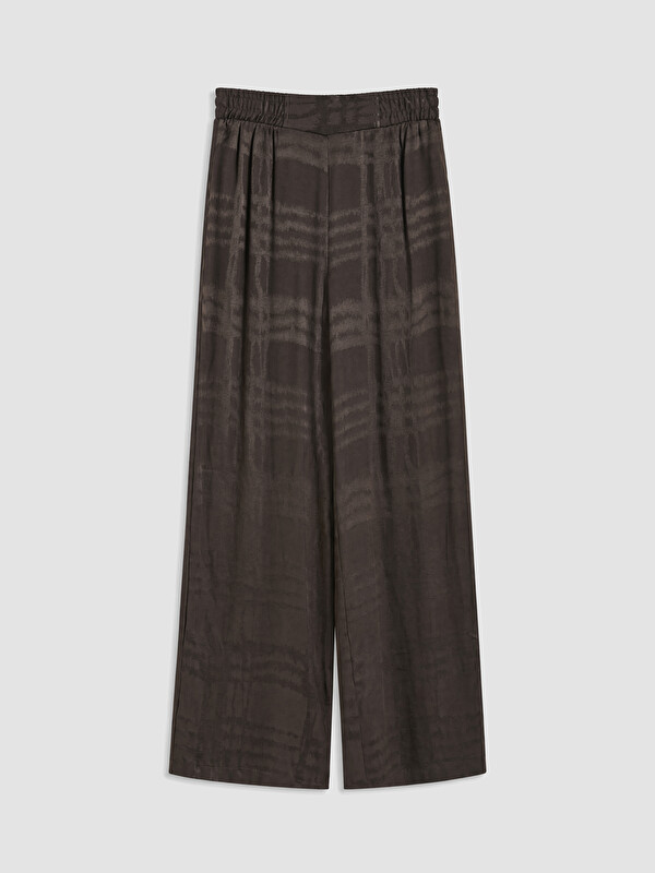 LCW EVERYDAY Loose Fit Ekose Kadın Pantolon