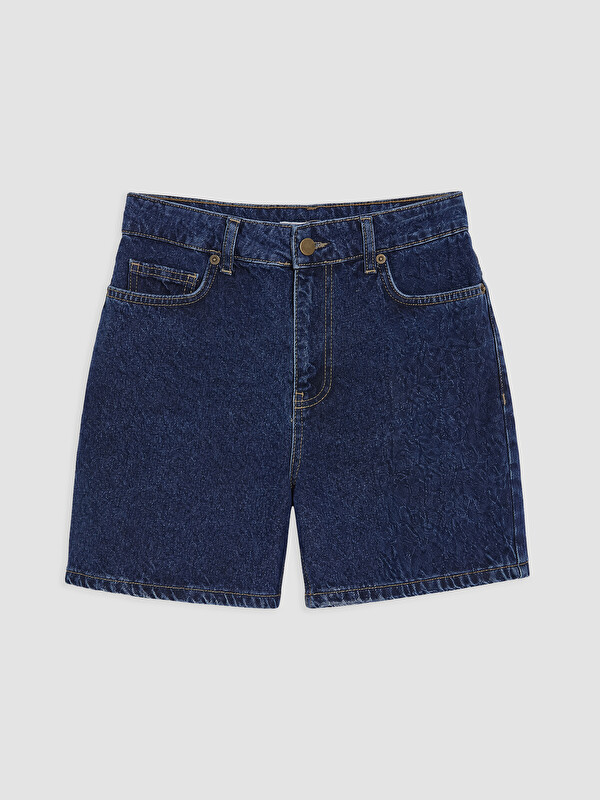 LCWAIKIKI Petite Regular Fit Kadın Jean Şort
