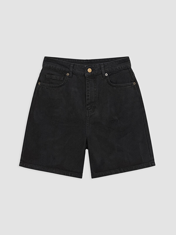 LCWAIKIKI Petite Regular Fit Kadın Jean Şort