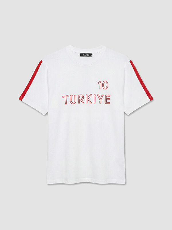 XSIDE Bisiklet Yaka Türkiye Baskılı Erkek Tişört