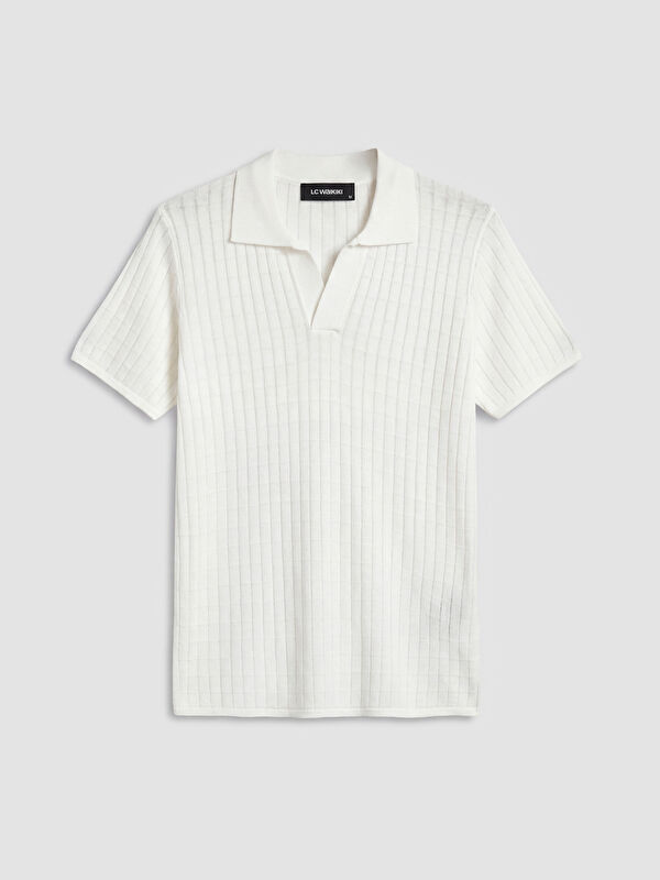 LCW Vision Polo Yaka Fitilli Erkek Tişört