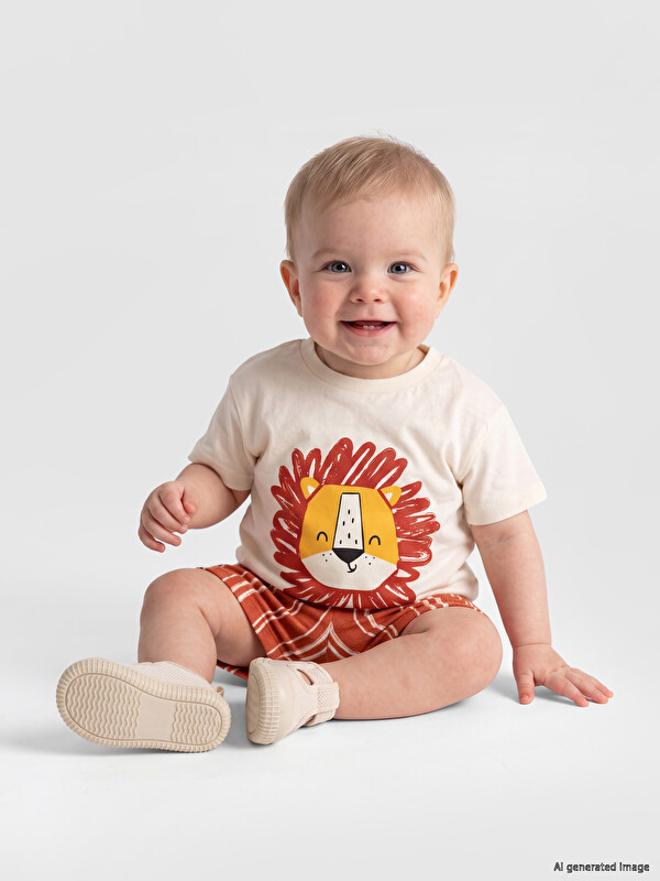 LCW baby Baby Boy Ecru Set