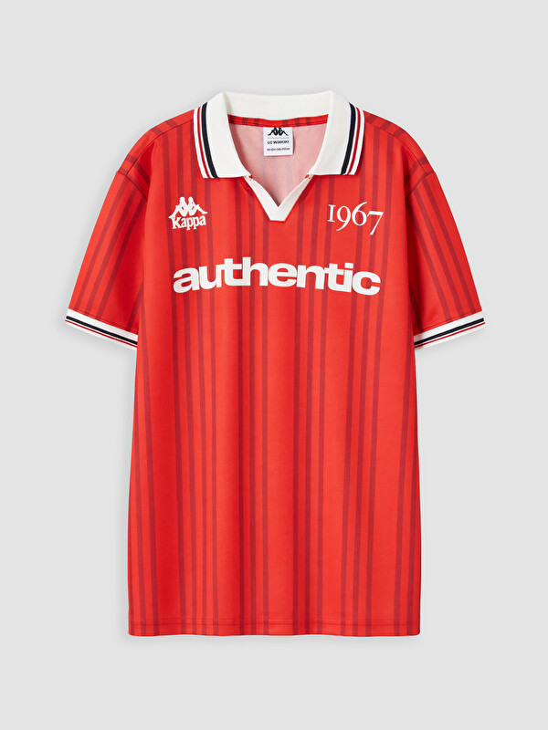 Kappa LCW Kids Polo Yaka Baskılı Erkek Çocuk Tişört