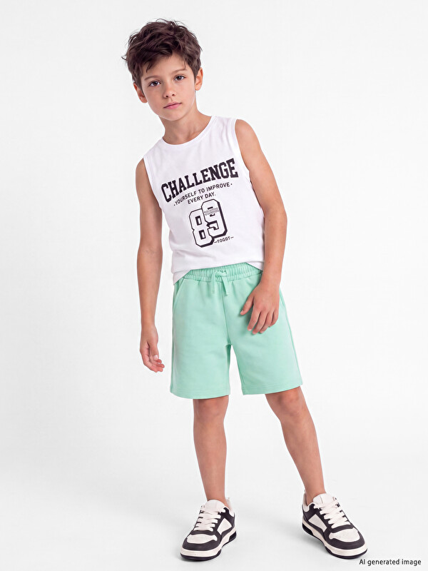 LCW Kids Beli Lastikli Erkek Çocuk Şort