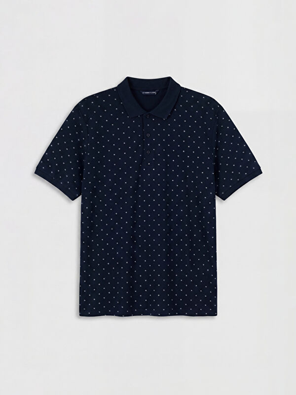LCWAIKIKI Classic Polo Yaka Desenli Erkek Tişört